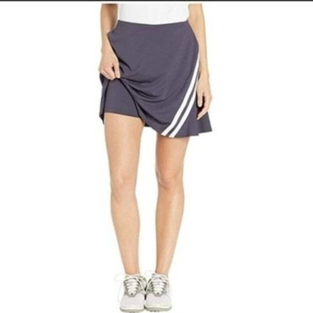 Nike Tennis Skort Sporty Skirt Pockets Dri-Fit Grey White Golf Size Smalll